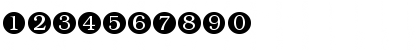 Download NumeralsTT Regular Font Numeric Preview