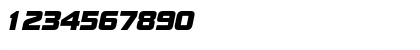 Download Nuts Oblique Font Numeric Preview