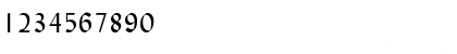 Download 00472 Regular Font Numeric Preview