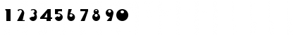 Download 00488 Regular Font Numeric Preview