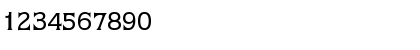Download 00563 Regular Font Numeric Preview