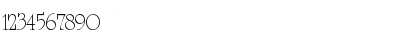 Download 00859 Regular Font Numeric Preview