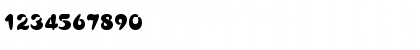 Download 00890 Regular Font Numeric Preview