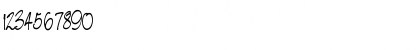 Download 00919 Regular Font Numeric Preview