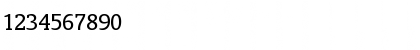 Download 00979 Regular Font Numeric Preview