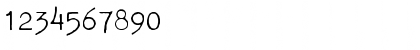 Download 01196b Regular Font Numeric Preview