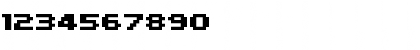 Download 04b11 Regular Font Numeric Preview