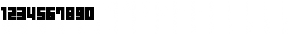 Download 04b19 Regular Font Numeric Preview