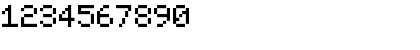 Download 07x5 Regular Font Numeric Preview