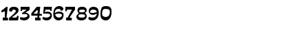 Download 09 Regular Font Numeric Preview