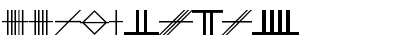 Download 101! Celtic Astrologer Regular Font Numeric Preview