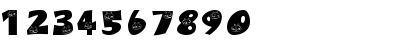 Download 101! Marie LuvZ CatZ Regular Font Numeric Preview
