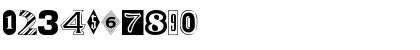 Download 101! Mix 'n Match Regular Font Numeric Preview