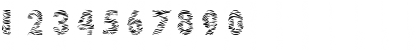 Download 101! Zebra Print Regular Font Numeric Preview