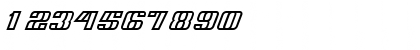 Download 1500 outline Font Numeric Preview