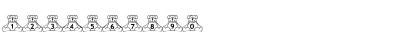 Download BillyBear TeddyBear Regular Font Numeric Preview