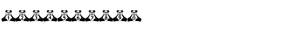 Download BillyBears Panda Regular Font Numeric Preview