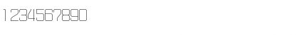 Download 235MKSD UltraLightAl Font Numeric Preview