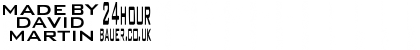 Download 24hourbauer Regular Font Numeric Preview