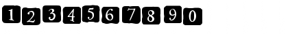Download 2Peas Flea Market Block Irreg Regular Font Numeric Preview