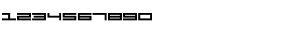 Download 399 Missile Normal Font Numeric Preview