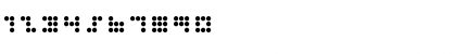 Download 3x3 dots Bold Font Numeric Preview