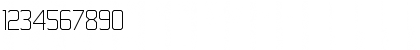 Download 45Degrees Regular Font Numeric Preview