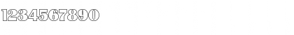 Download BinnerOutP Regular Font Numeric Preview