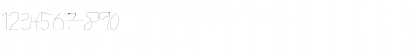 Download 666the number of the font 1 Font Numeric Preview