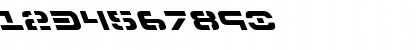 Download 7th Service Leftalic Leftalic Font Numeric Preview