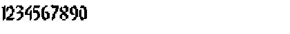 Download 8-bit Limit (BRK) Regular Font Numeric Preview