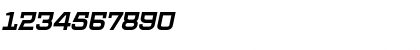 Download PROTECTOR Italic Font Numeric Preview