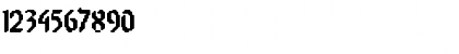 Download 8-bit Limit R (BRK) Regular Font Numeric Preview