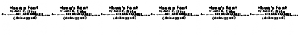 Download a bug's life - debugged Regular Font Numeric Preview