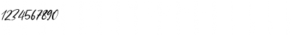 Download Purple Pen Regular Font Numeric Preview