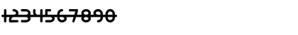 Download A.Lewis Regular Font Numeric Preview
