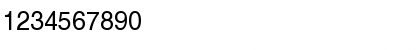 Download A1010Helvetika TYGRA Normal Font Numeric Preview