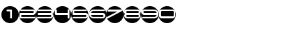 Download AbcariCircle Wide Font Numeric Preview