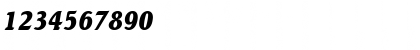 Download AbelBecker-Black Italic Font Numeric Preview