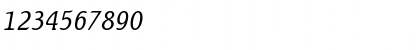Download AbelBecker-Light Italic Font Numeric Preview