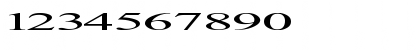 Download AcadNusx Wd Regular Font Numeric Preview