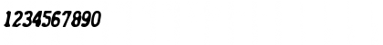 Download AcckCondensed Italic Font Numeric Preview
