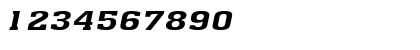 Download Ache Extended Italic Font Numeric Preview