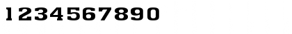 Download AcheExtended Normal Font Numeric Preview
