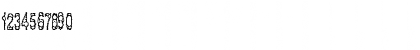 Download Acid Reflux (BRK) Regular Font Numeric Preview