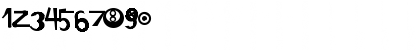 Download acogessic Regular Font Numeric Preview