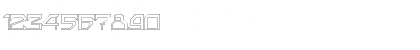 Download ACTStern Regular Font Numeric Preview