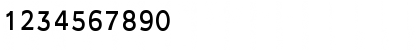 Download AdamsCondensed Normal Font Numeric Preview