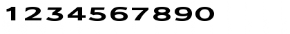 Download AdamsExtended Bold Font Numeric Preview