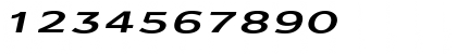 Download AdamsExtended Italic Font Numeric Preview
